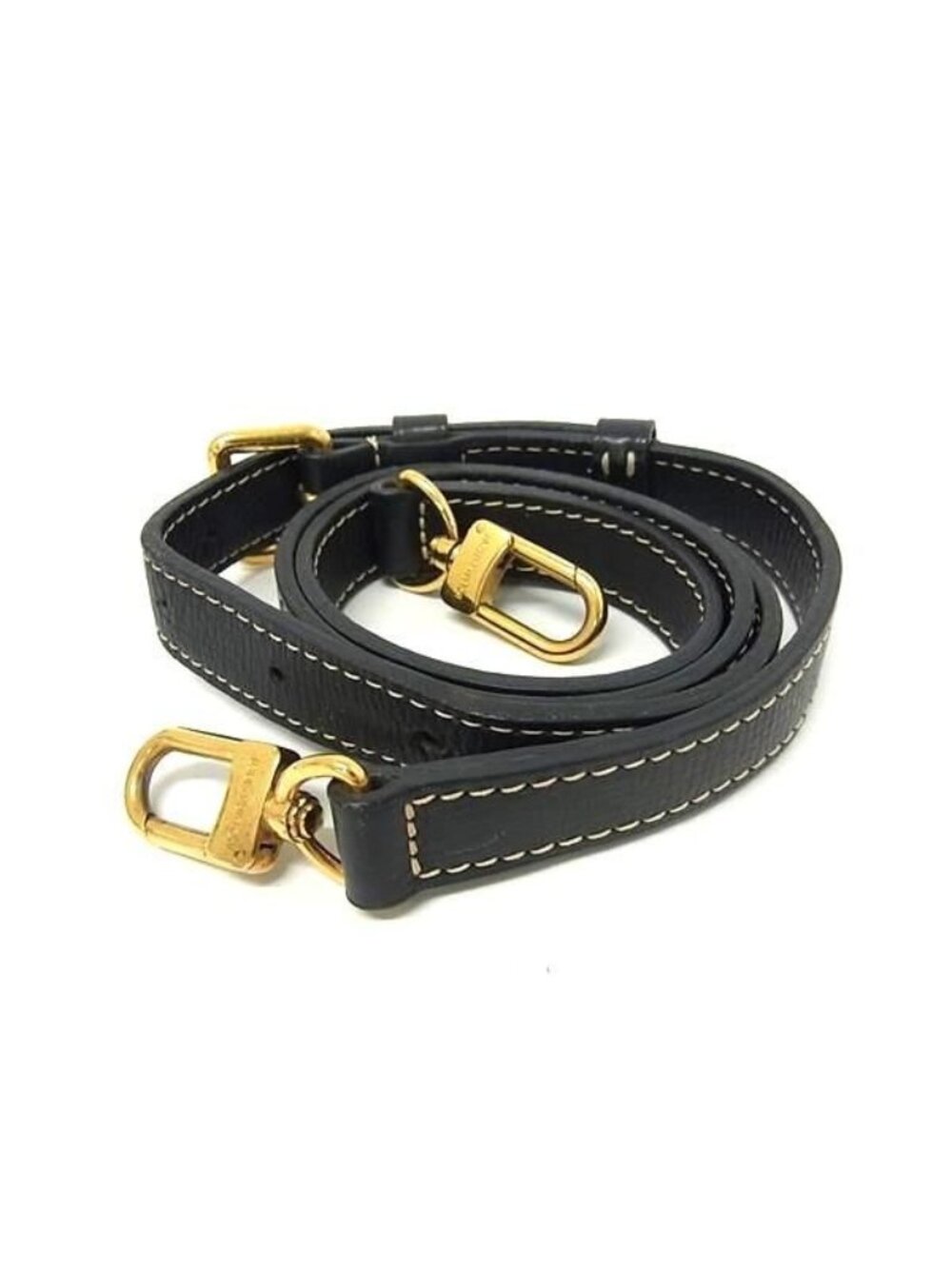 Louis Vuitton Leather Shoulder Strap Cross Navy